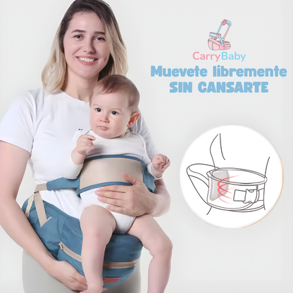 CarryBaby | Portabebés con Asiento para Distribuir el Peso