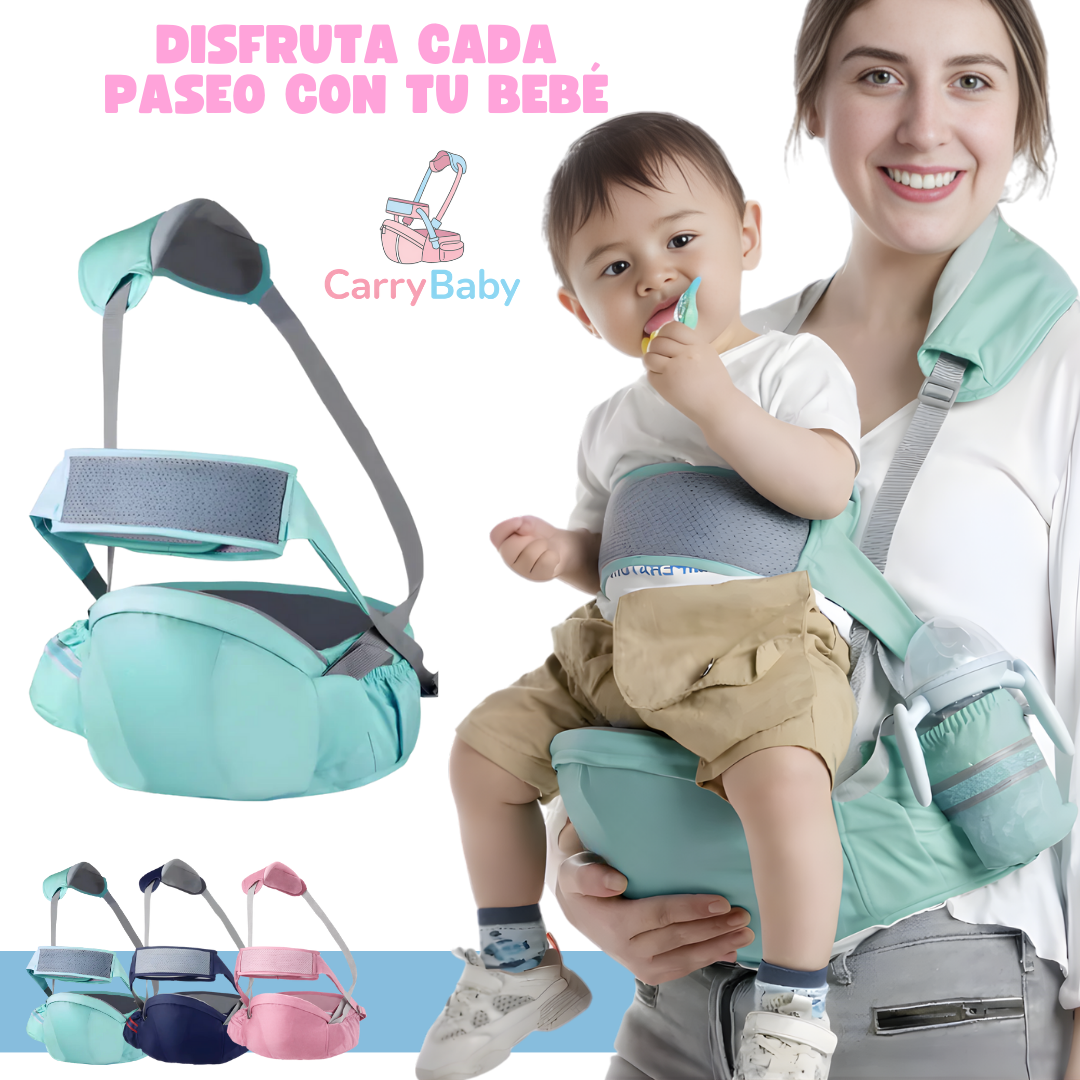 CarryBaby | Portabebés con Asiento para Distribuir el Peso