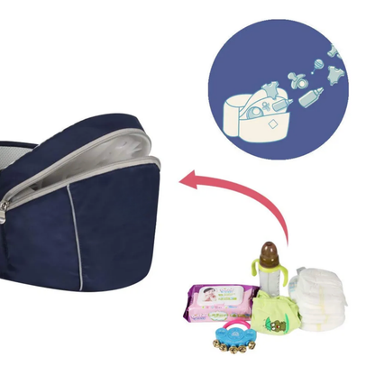 CarryBaby | Portabebés con Asiento para Distribuir el Peso