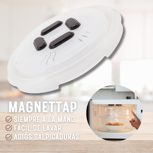 MagnetTap | Tapa magnética para microondas